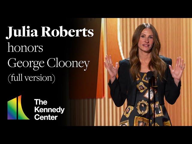 Julia Roberts honors George Clooney (Full Version) | 45th Kennedy Center Honors