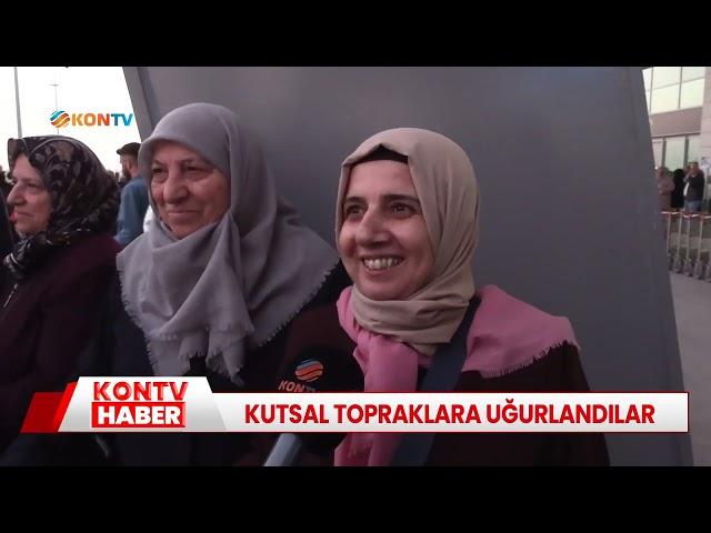 Kutsal topraklara uğurlandılar