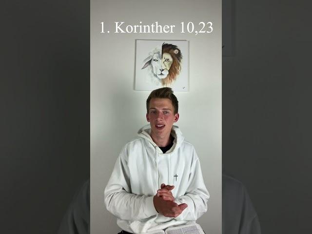 Bibelvers erklärt in 1 Minute 1. Korinther 10,23 #shortsviral