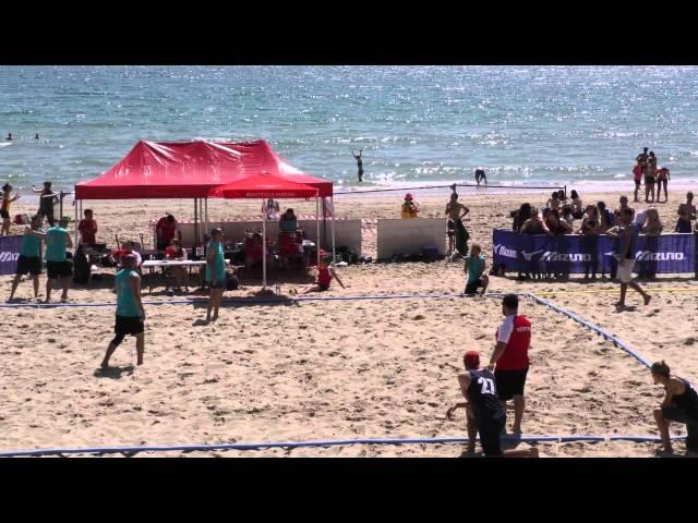 Poole Phoenix v Thames - British Beach Handball Championships 2015