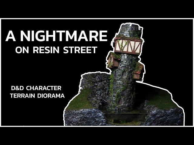 I made a Druid's Tower for my D&D Character in a RESIN LAKE!