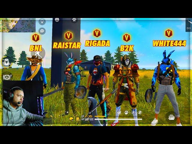 B2K VS WHITE 444 VS RAISTAR VS BNL VS RIGADA | 1 MATCH ONE WINNER