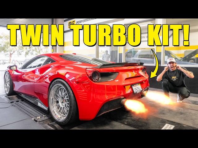 Tuning My Twin Turbo Ferrari 488 For Max Horsepower!