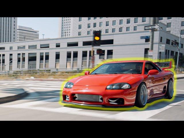 Loud Twin Turbo Mitsubishi 3000GT Drives Streets of Los Angeles | Motor Trend Cars & Coffee