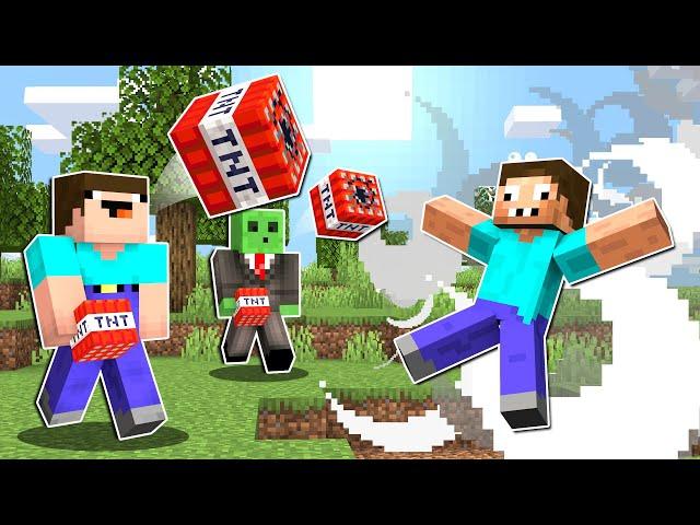 НУБ И ПРО ТНТ БИТВА В МАЙНКРАФТ ГОЛОДНЫЕ ИГРЫ ! НУБИК И ТРОЛЛИНГ ЛОВУШКА MINECRAFT