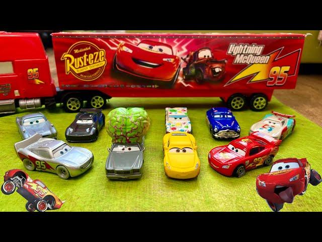 Disney Pixar Cars in Box: Doug Frankel, Lightning McQueen, Jackson Storm, Chick Hicks, Chimichanga