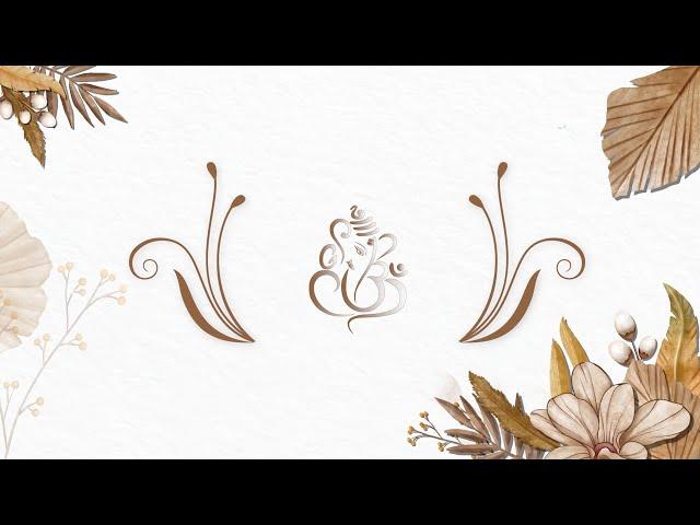 Floral Wedding Invitation Video | Free Green Screen Template | Link In Description