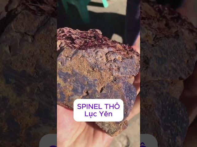 Spinel Thô Hàng Chuẩn Bãi An Phú Lục Yên Cực Chất #spinel #daquylucyen #dothach #gemstone #ruby