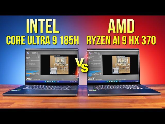 Best Laptop CPU? AMD Ryzen AI 9 HX 370 vs Intel Core Ultra 9 185H