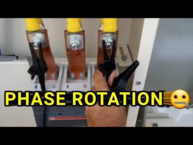 how to use check Phase rotation indicator & Phase sequence indicator meter |  | Fluke 9040