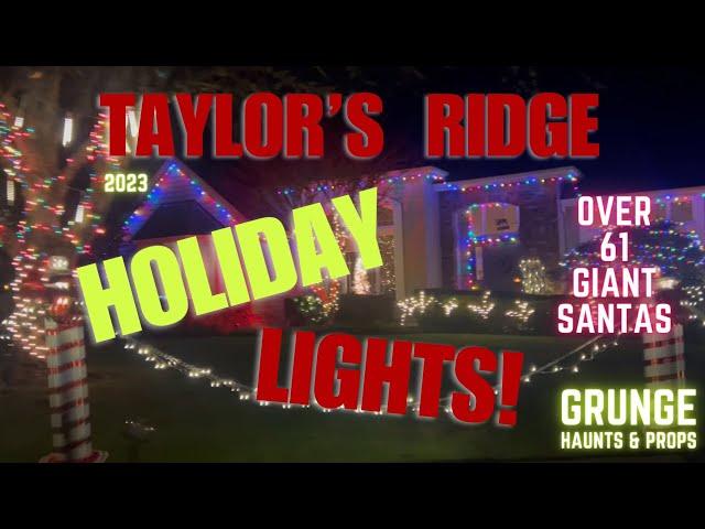 Taylor's Ridge Holiday Lights 2023! Top attraction in Seattle Area.