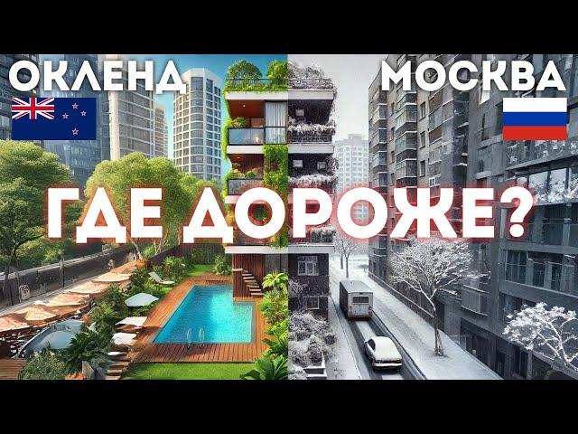 Окленд и Москва. Где дороже жильё и коммуналка?