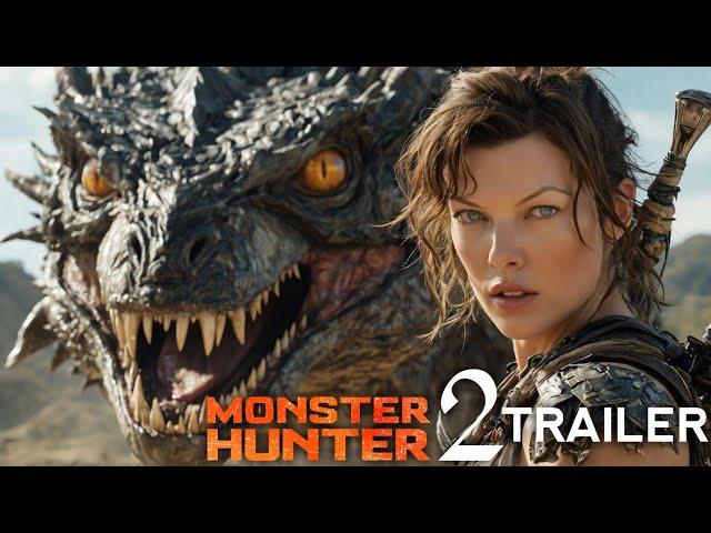 Monster Hunter 2 - Trailer (2025) | Milla Jovovich ,Tony Jaa, | AI Concept Trailer