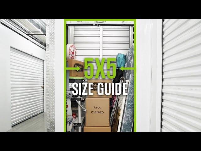 5x5 Storage Unit Size Guide