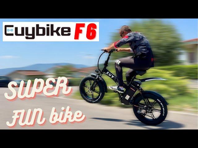 EUYBIKE F6 - SUPER POWER, SUPER BATTERY, SUPER FUN - FULL TEST - 4K hdr