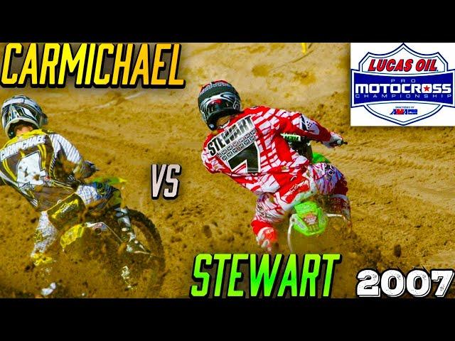 RICKY CARMICHAEL VS JAMES STEWART - 2007 OUTDOORS