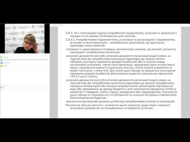 Особливості реєстрації, організації бухгалтерського обліку неприбуткових організацій