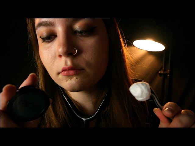 Illegally Experimenting on Your Ears in an Underground Lab (Ear Cleaning Sounds, Palpation) ASMR RP