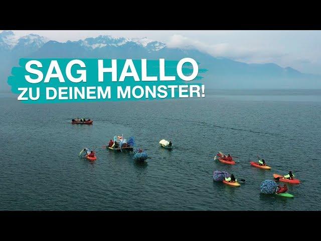 Das Plastikmonster besucht den Nestlé Hauptsitz | #BreakFreeFromPlastic