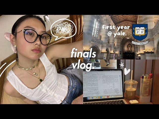 STUDY VLOG: hell (finals) week @ yale. | writing papers, late night studying, & moving out