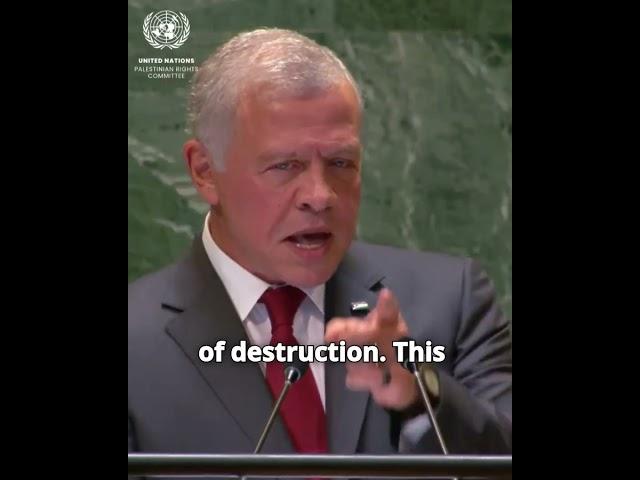 Israel Killed More Children Killed Than Any War in Memory – UN Address by King Abdullah II
