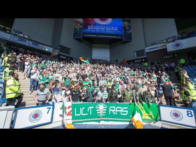 Bye Bye Rangers - Celtic fans at Ibrox