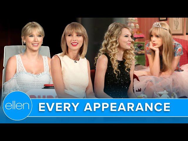 Every Taylor Swift Moment on the 'Ellen' Show