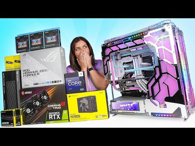 Building my Wife her DREAM $8,000 PC!