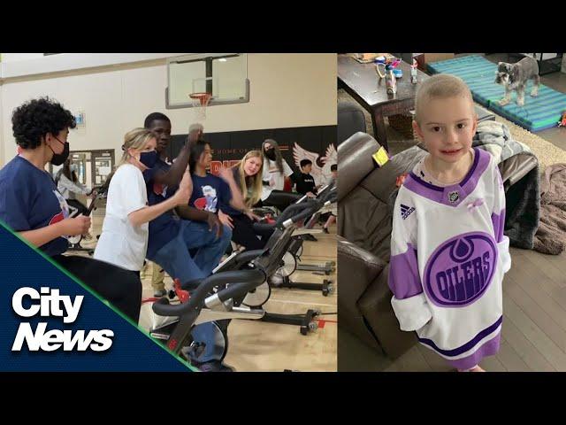 Bike-a-thon in support of Kids with Cancer Society