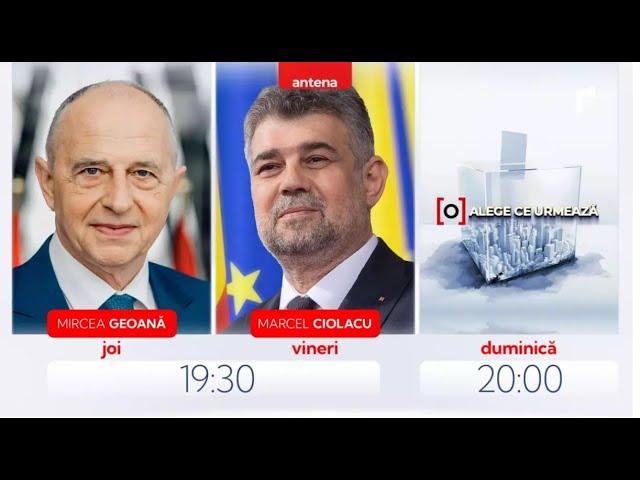 Mircea Geoană, față în față cu Alessandra Stoicescu, la Antena 1