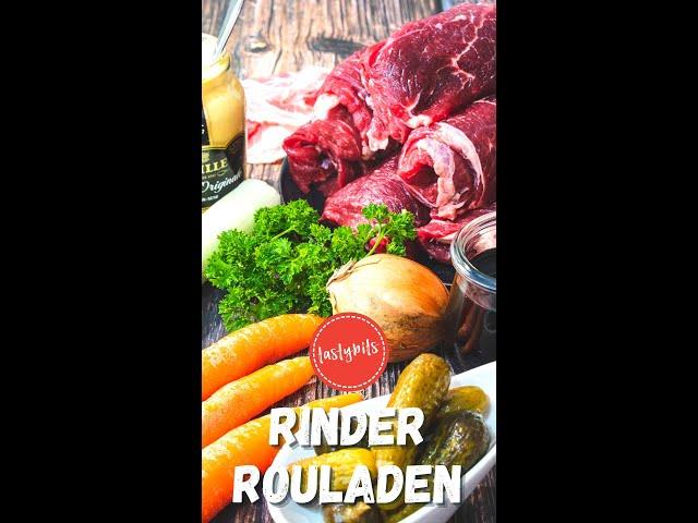 Rinderrouladen - bestes Rezept von meiner Oma!