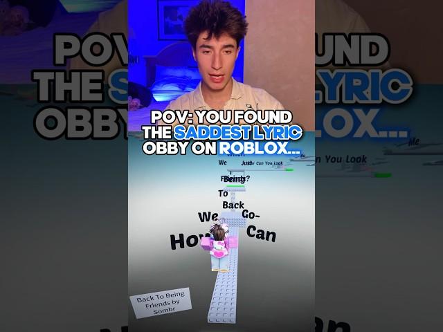 The SADDEST ROBLOX Lyric OBBY… Can I COMPLETE It⁉️