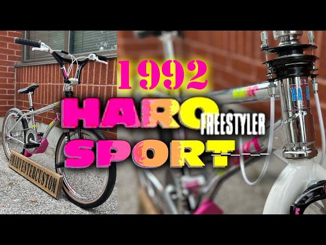 1992 HARO SPORT CUSTOM OLD SCHOOL BUILD @@harvesterbmx