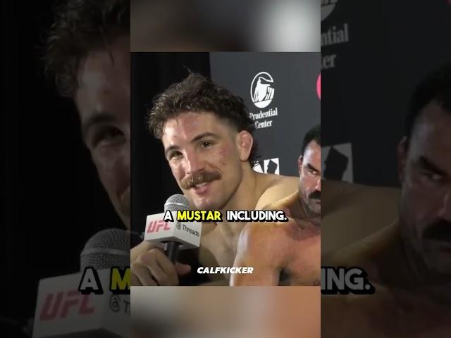 UFC fighter Quillan Salkilld on his moustache rankings in the UFC