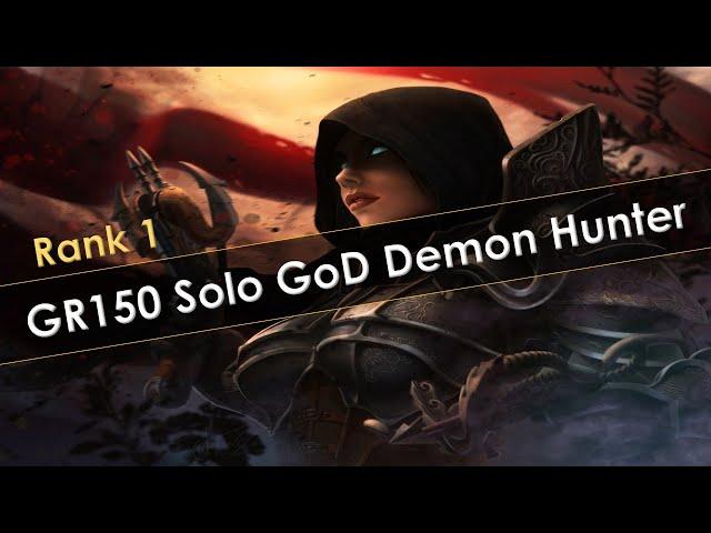Diablo 3 Rank 1 Solo GR150 Demon Hunter