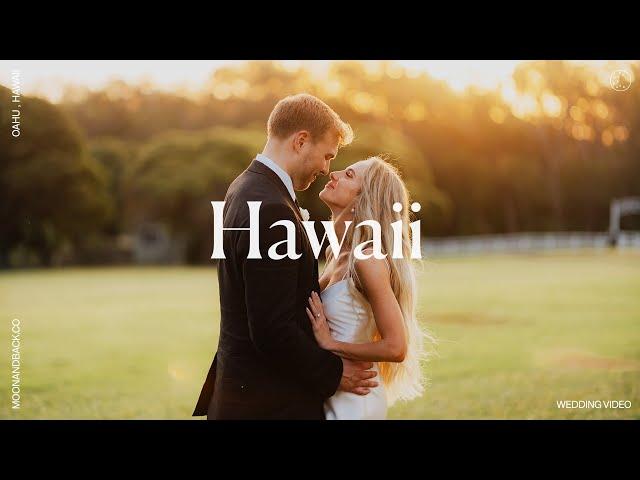 Sunset Ranch Wedding Video | Lynsey & Brett | Haleiwa, Hawaii