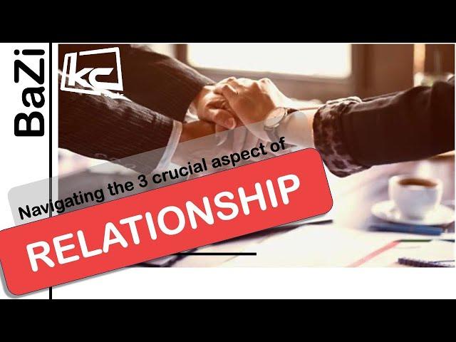 Navigating the 3 aspect of Relationship| Kevin Chan