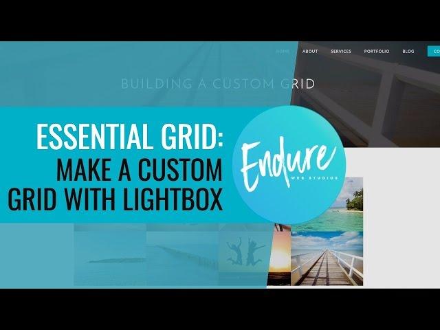 Essential Grid - How to make a filterable custom grid with lightbox