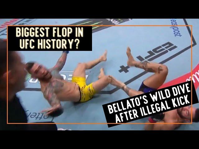 MMA’s Worst Flop Ever? Rodolfo Bellato’s Oscar-Worthy Dive After Illegal Upkick!