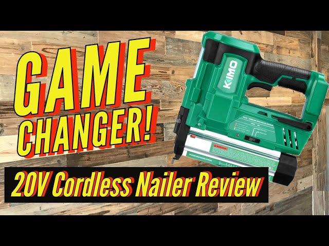 Kimo 20v 18 Gauge Cordless Brad Nailer/Stapler Review Better Than Ryobi Craftsman Porter Cable?