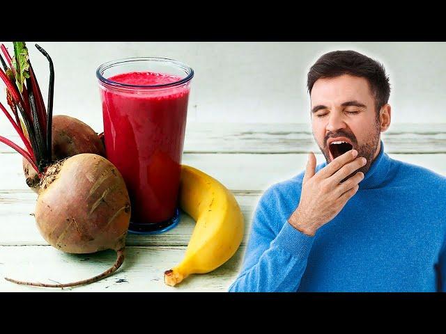 Banana and Beet Smoothie to Treat Fatigue, Tiredness and Anemia Naturally