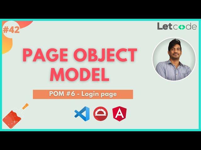 Login Page - POM #6 | Protractor Tutorial | LetCode