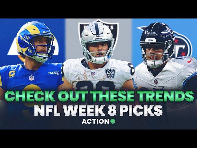 3 NFL Betting Trends you NEED TO KNOW before Betting NFL Week 8 | NFL Picks | Green Dot Daily