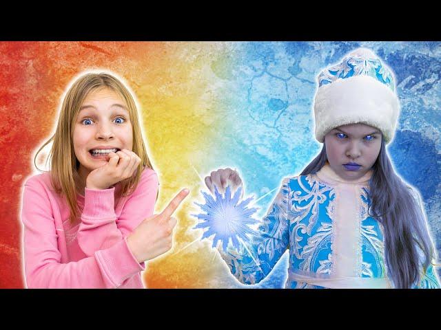 Amelia, Avelina and the frozen Ice Queen challenge