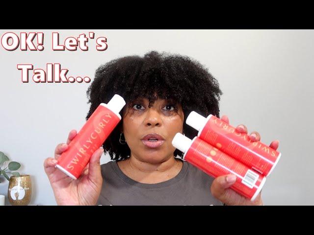 WASH N' GO ON TYPE 4 HAIR ft. Swirly Curly Mango Moringa Moisture Line| Honest Review| NaturalRaeRae