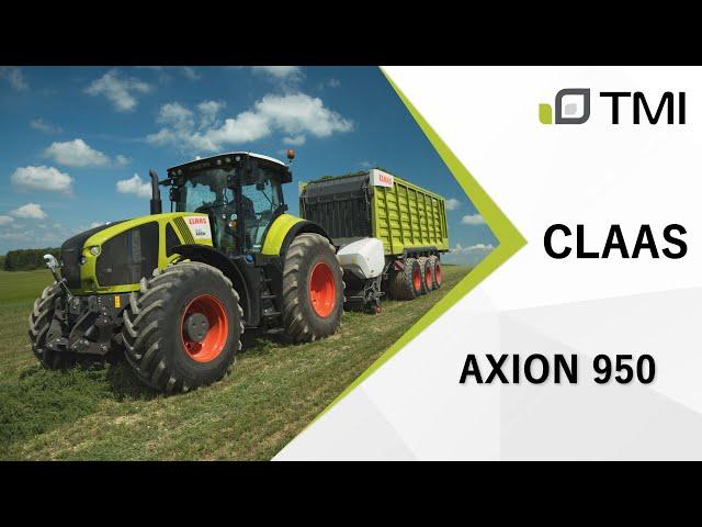 Трактор CLAAS AXION 950 | Потужність 410 к. с., надійна опора, CEBIS, CMATIC.