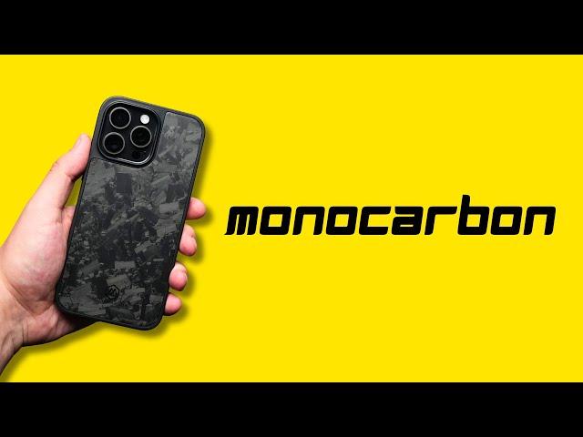 REAL CARBON FIBER! - Monocarbon Forged Carbon Fiber Case for iPhone 15 Pro Max