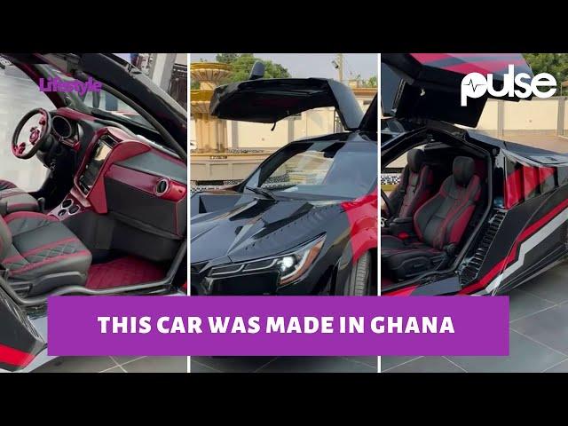 This luxury sports car was made in Ghana, West Africa. Kantanka Akofena