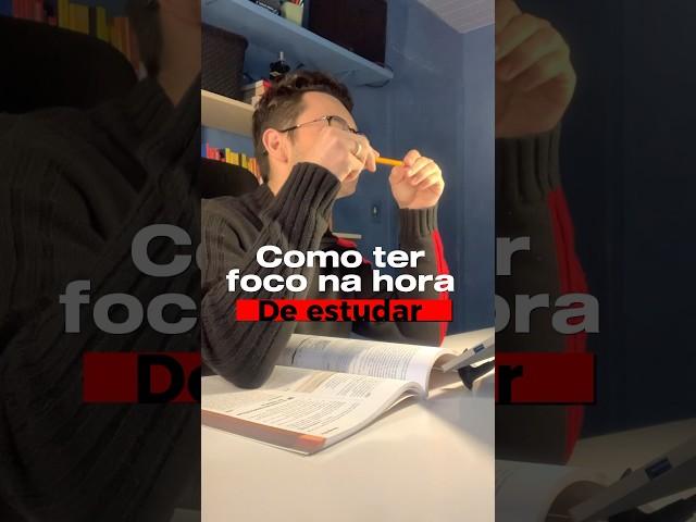 Como melhorar o foco nos estudos #estudo #study #estudar #studygram #estudante #estudos