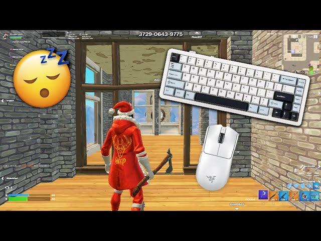 AULA F65 Keyboard & Mouse Sounds ASMRFortnite Tilted Towers 240FPS 4K Gameplay